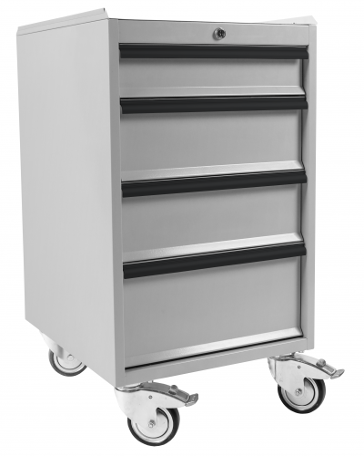 Wheeled ESD drawer unit 4 drawers 45/66 Technical ESD workstations Anti Static EGB/ESD Workstation Reeco Renex ESDproducts BASS-EGB / ESD Schutz